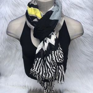 EXPRESS | multi color tribal print oblong scarf